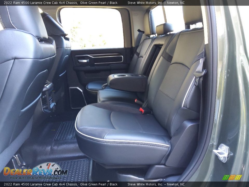 Rear Seat of 2022 Ram 4500 Laramie Crew Cab 4x4 Chassis Photo #13