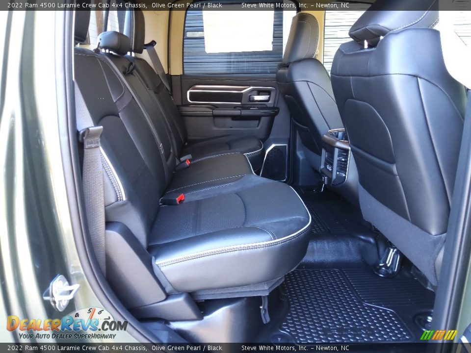 Rear Seat of 2022 Ram 4500 Laramie Crew Cab 4x4 Chassis Photo #15