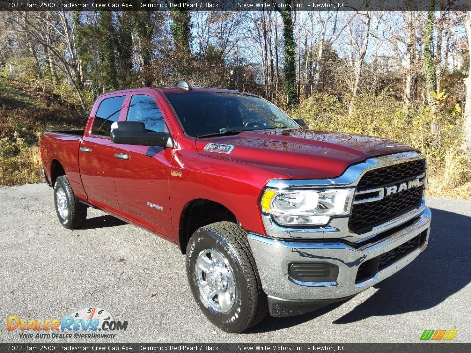 2022 Ram 2500 Tradesman Crew Cab 4x4 Delmonico Red Pearl / Black Photo #4