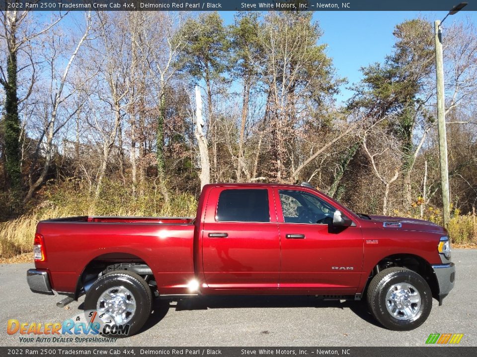 2022 Ram 2500 Tradesman Crew Cab 4x4 Delmonico Red Pearl / Black Photo #5