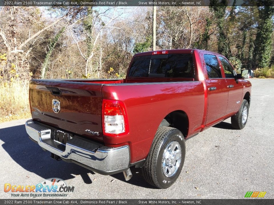 2022 Ram 2500 Tradesman Crew Cab 4x4 Delmonico Red Pearl / Black Photo #6