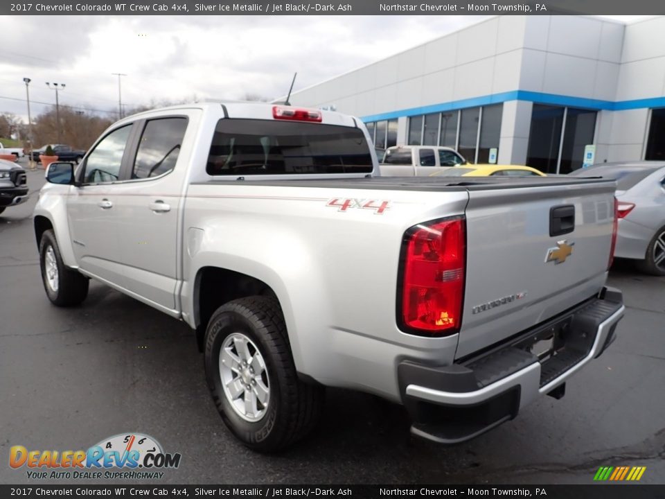 2017 Chevrolet Colorado WT Crew Cab 4x4 Silver Ice Metallic / Jet Black/­Dark Ash Photo #4