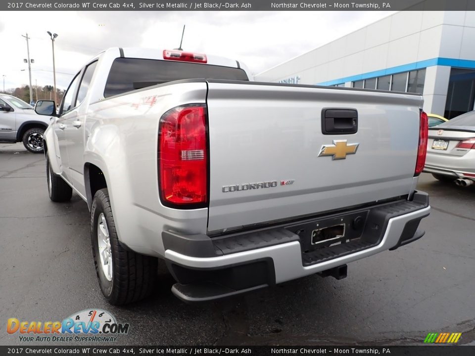 2017 Chevrolet Colorado WT Crew Cab 4x4 Silver Ice Metallic / Jet Black/­Dark Ash Photo #5