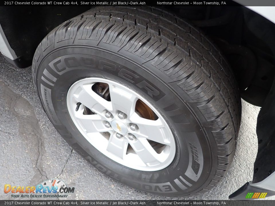 2017 Chevrolet Colorado WT Crew Cab 4x4 Silver Ice Metallic / Jet Black/­Dark Ash Photo #13