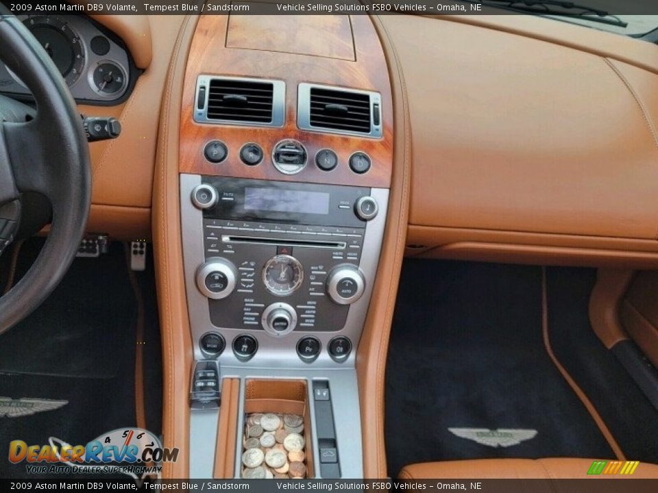 2009 Aston Martin DB9 Volante Tempest Blue / Sandstorm Photo #4