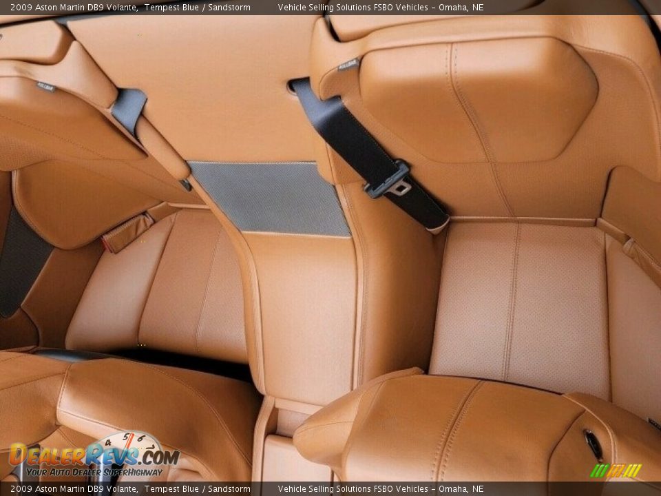 Rear Seat of 2009 Aston Martin DB9 Volante Photo #5