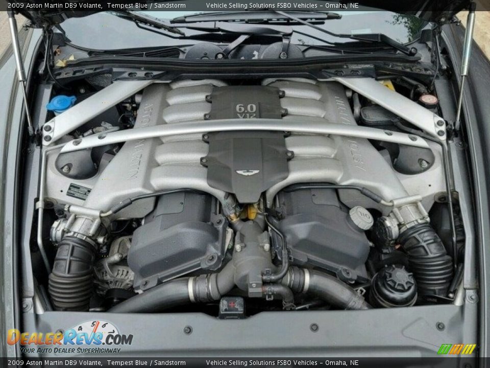 2009 Aston Martin DB9 Volante 6.0 Liter DOHC 48-Valve V12 Engine Photo #6