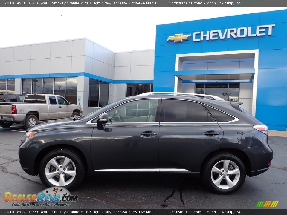 2010 Lexus RX 350 AWD Smokey Granite Mica / Light Gray/Espresso Birds-Eye Maple Photo #3