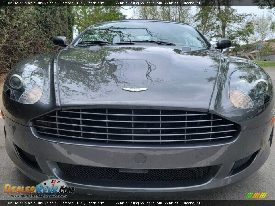 2009 Aston Martin DB9 Volante Tempest Blue / Sandstorm Photo #8