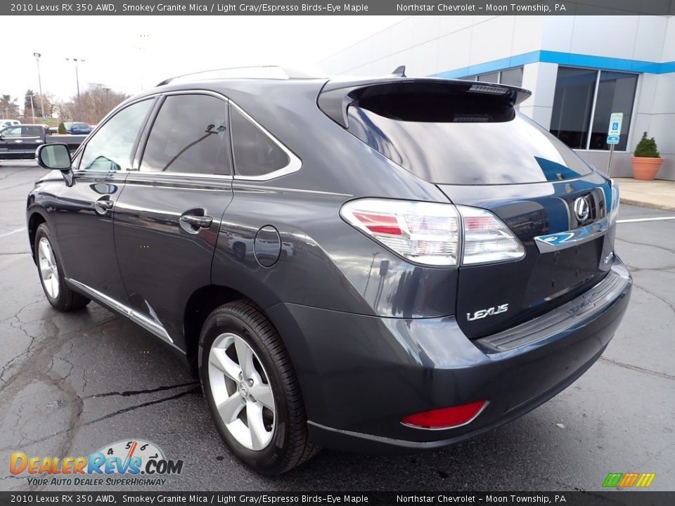 2010 Lexus RX 350 AWD Smokey Granite Mica / Light Gray/Espresso Birds-Eye Maple Photo #4