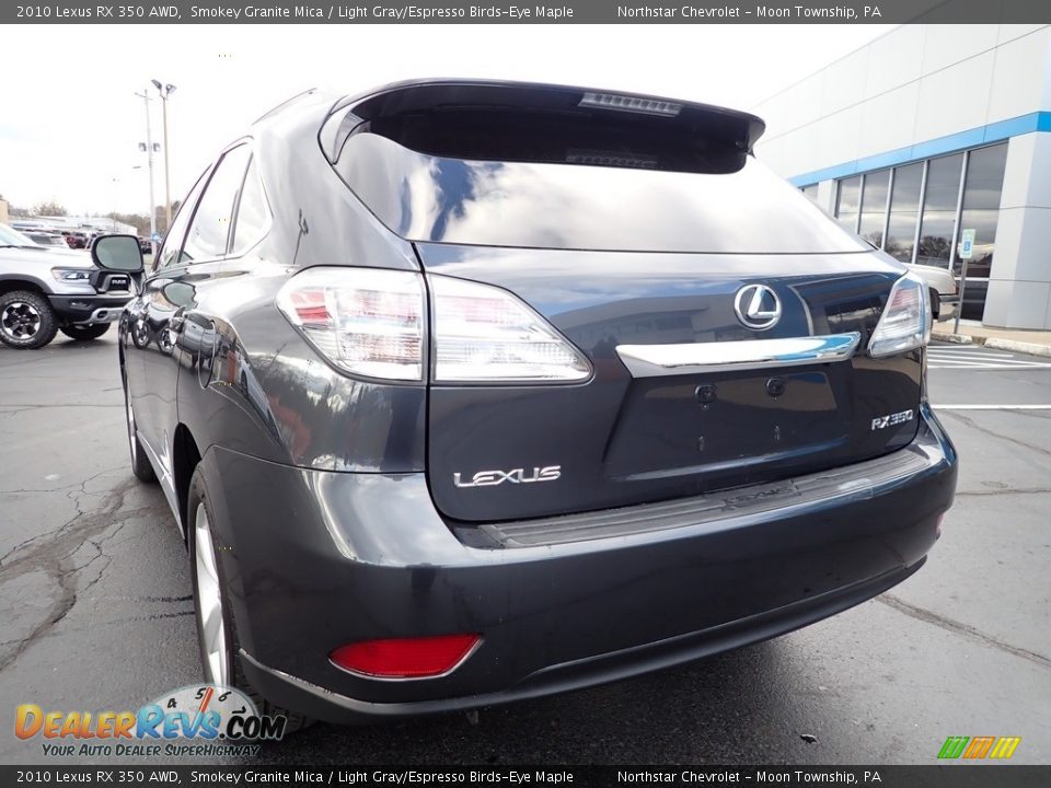 2010 Lexus RX 350 AWD Smokey Granite Mica / Light Gray/Espresso Birds-Eye Maple Photo #5