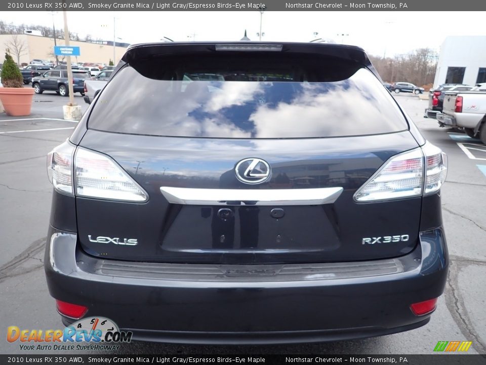 2010 Lexus RX 350 AWD Smokey Granite Mica / Light Gray/Espresso Birds-Eye Maple Photo #6