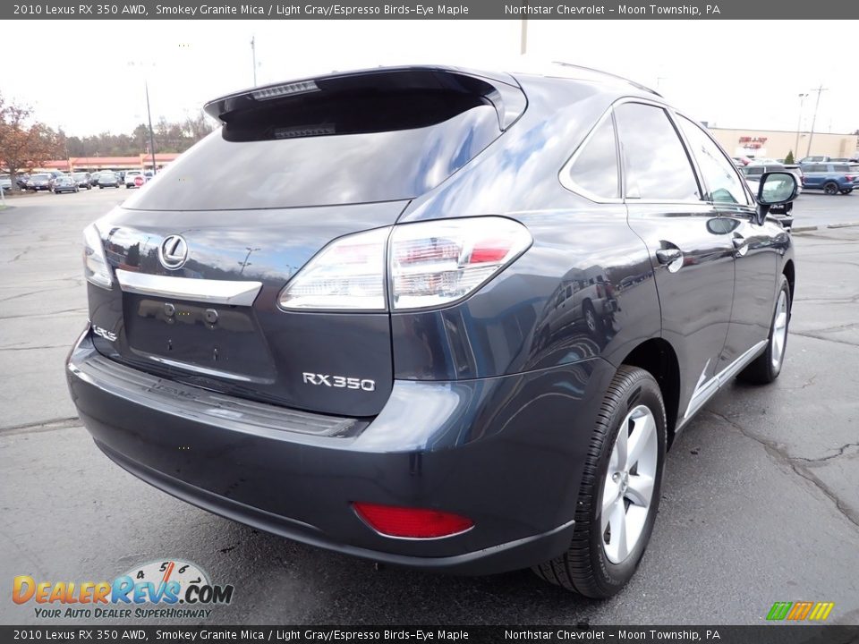 2010 Lexus RX 350 AWD Smokey Granite Mica / Light Gray/Espresso Birds-Eye Maple Photo #8