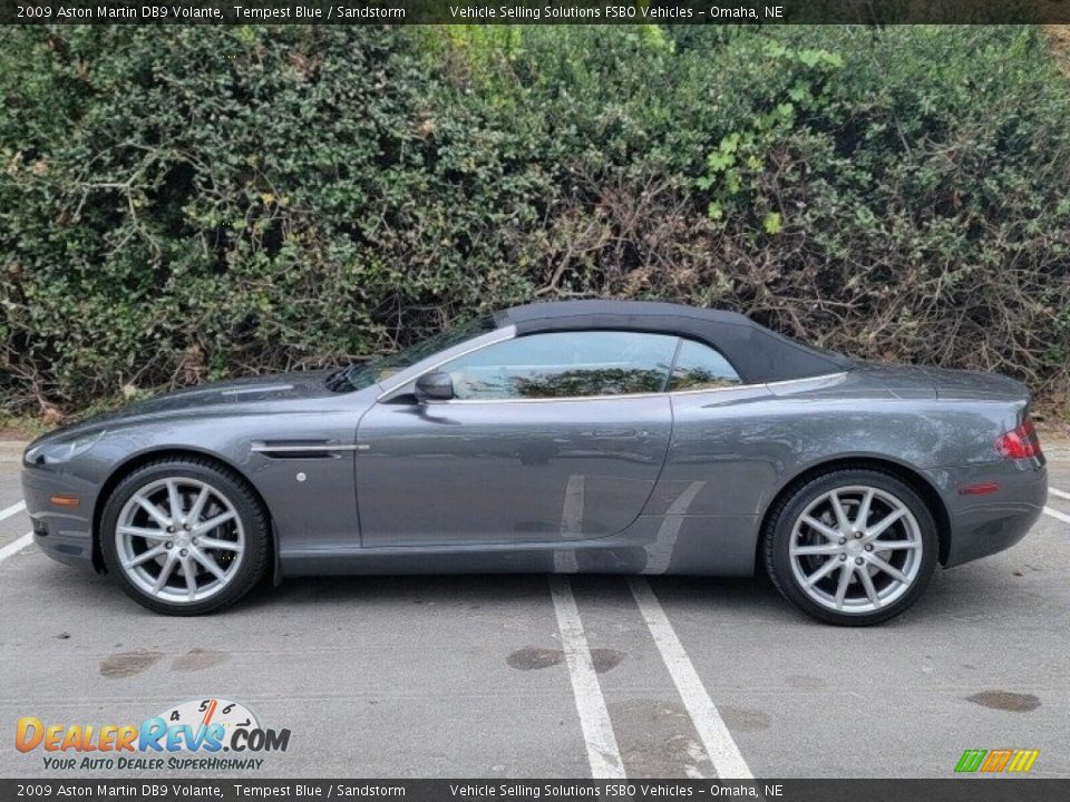 Tempest Blue 2009 Aston Martin DB9 Volante Photo #12