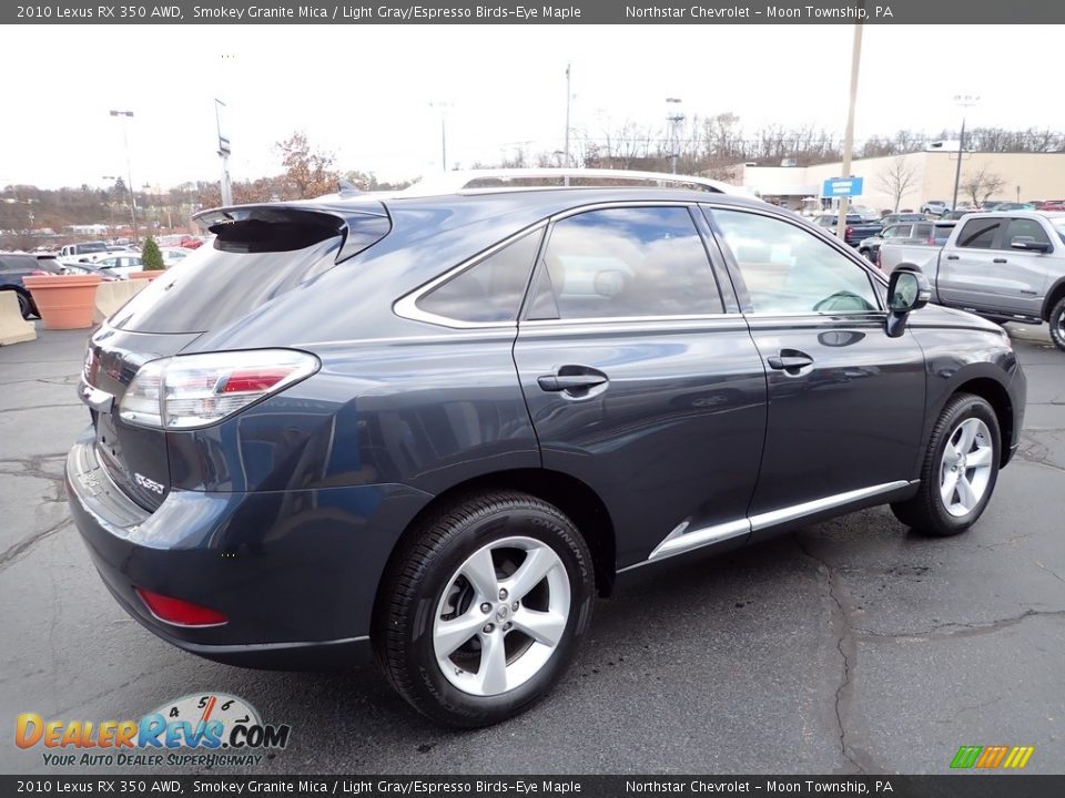 2010 Lexus RX 350 AWD Smokey Granite Mica / Light Gray/Espresso Birds-Eye Maple Photo #9