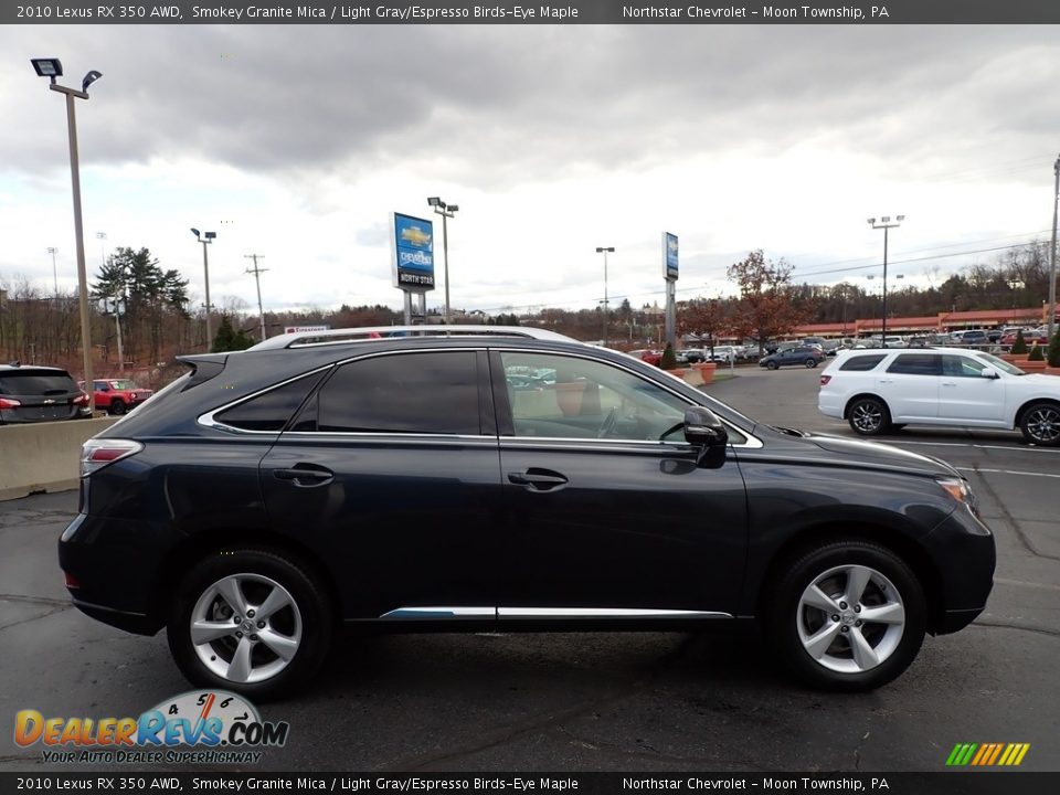 2010 Lexus RX 350 AWD Smokey Granite Mica / Light Gray/Espresso Birds-Eye Maple Photo #10