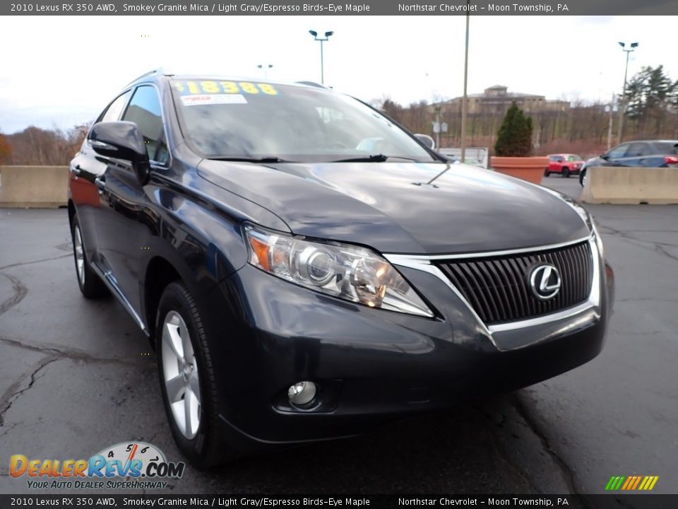 2010 Lexus RX 350 AWD Smokey Granite Mica / Light Gray/Espresso Birds-Eye Maple Photo #12