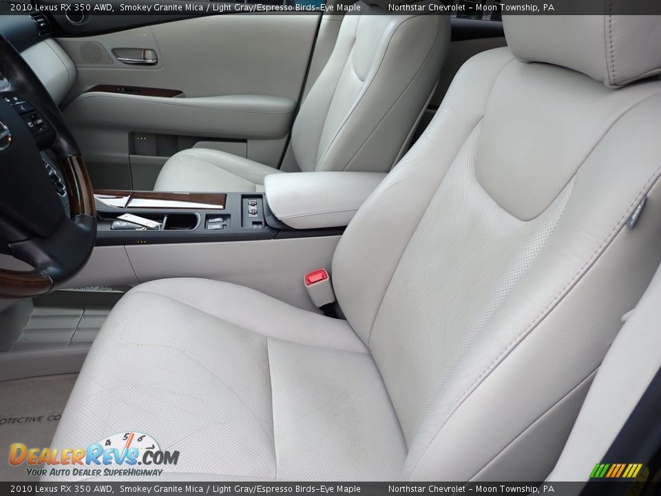 2010 Lexus RX 350 AWD Smokey Granite Mica / Light Gray/Espresso Birds-Eye Maple Photo #21