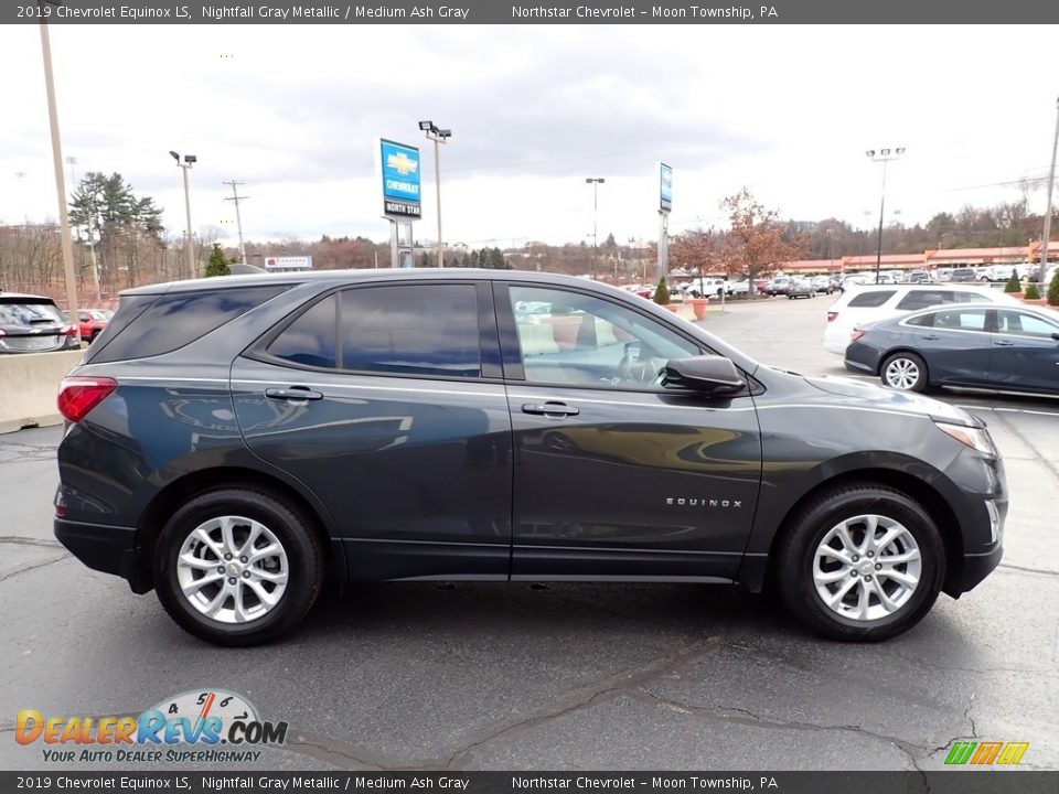 2019 Chevrolet Equinox LS Nightfall Gray Metallic / Medium Ash Gray Photo #10