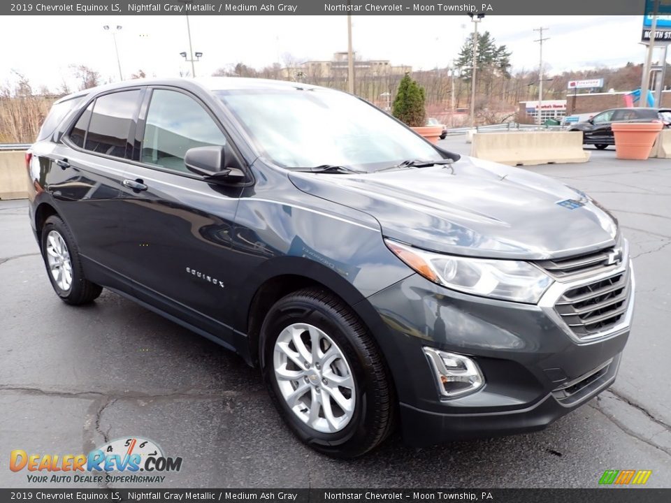 2019 Chevrolet Equinox LS Nightfall Gray Metallic / Medium Ash Gray Photo #11