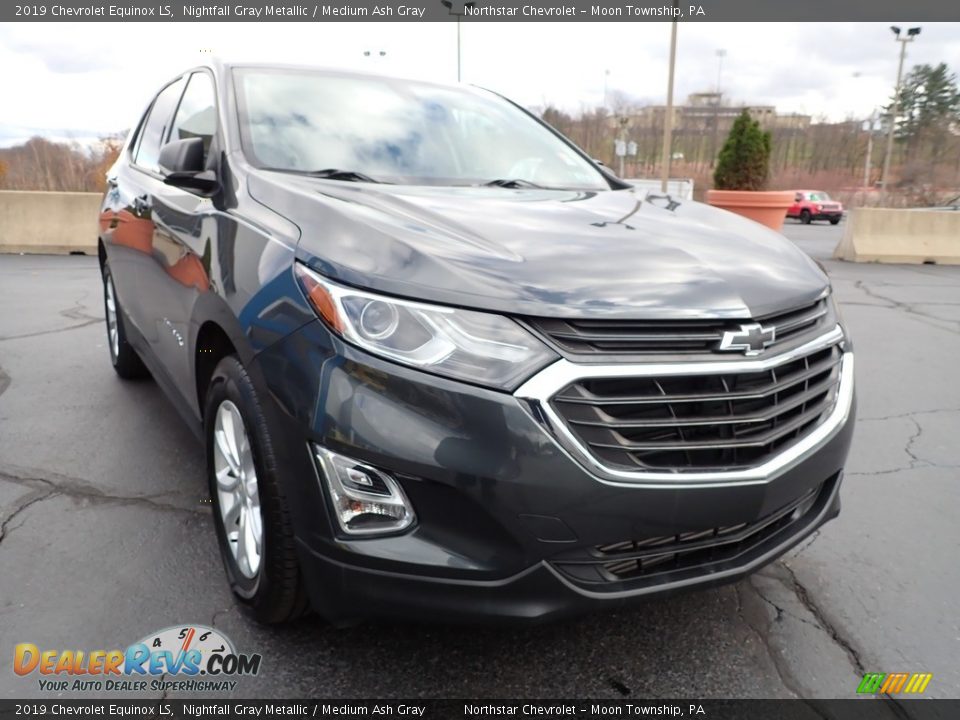 2019 Chevrolet Equinox LS Nightfall Gray Metallic / Medium Ash Gray Photo #12