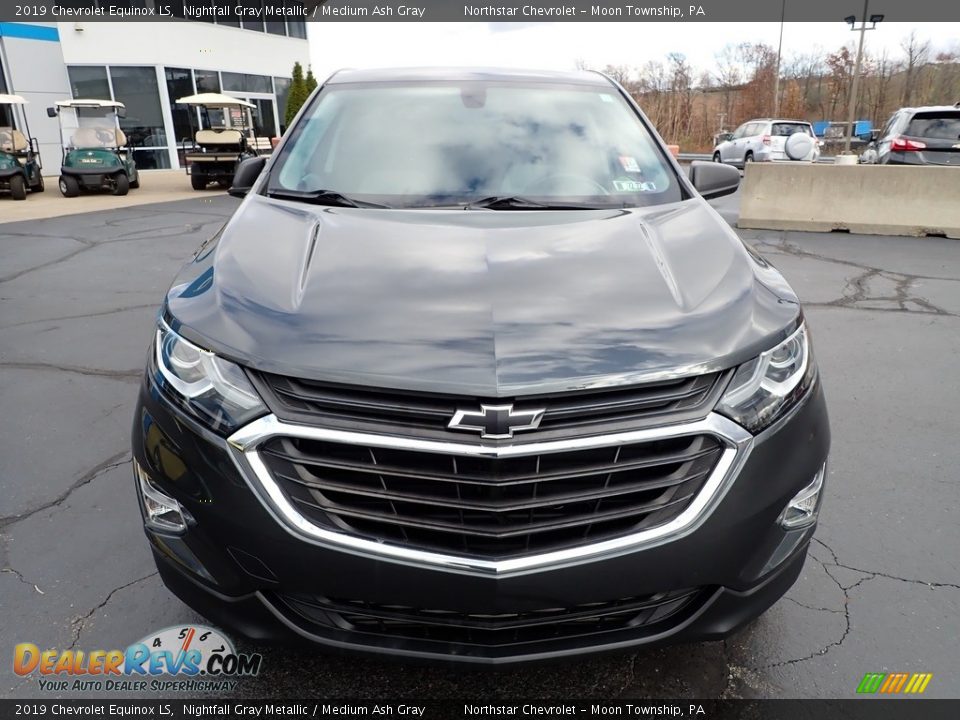 2019 Chevrolet Equinox LS Nightfall Gray Metallic / Medium Ash Gray Photo #13