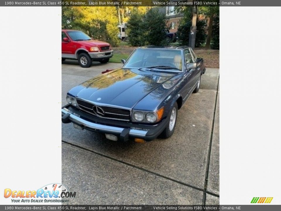 Lapis Blue Metallic 1980 Mercedes-Benz SL Class 450 SL Roadster Photo #1