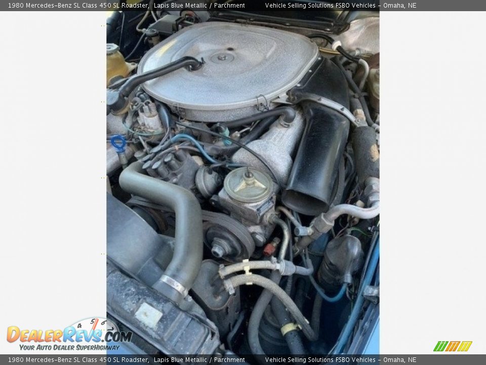 1980 Mercedes-Benz SL Class 450 SL Roadster 4.5 Liter SOHC 16-Valve V8 Engine Photo #2