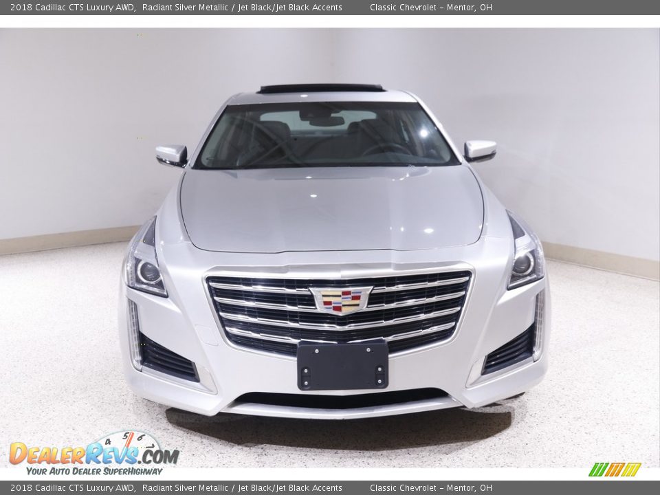 2018 Cadillac CTS Luxury AWD Radiant Silver Metallic / Jet Black/Jet Black Accents Photo #2