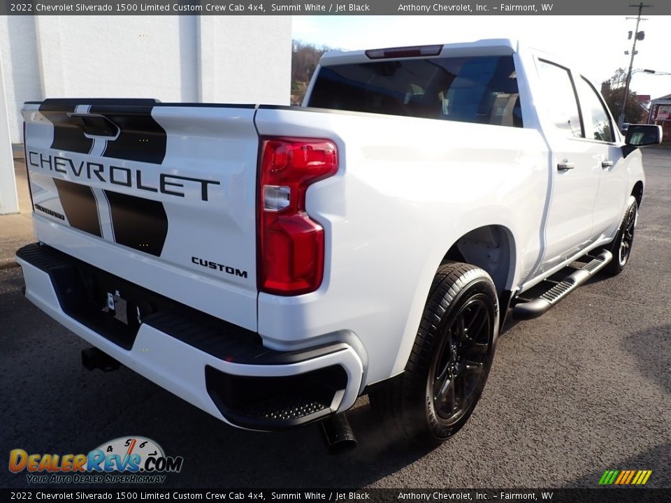2022 Chevrolet Silverado 1500 Limited Custom Crew Cab 4x4 Summit White / Jet Black Photo #3
