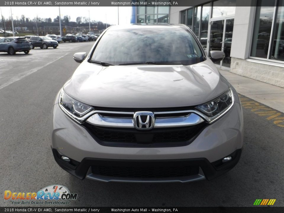 2018 Honda CR-V EX AWD Sandstorm Metallic / Ivory Photo #4