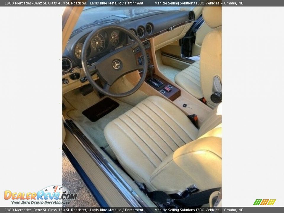 Parchment Interior - 1980 Mercedes-Benz SL Class 450 SL Roadster Photo #4