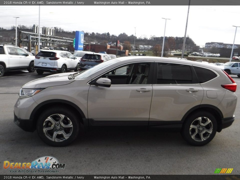 2018 Honda CR-V EX AWD Sandstorm Metallic / Ivory Photo #6