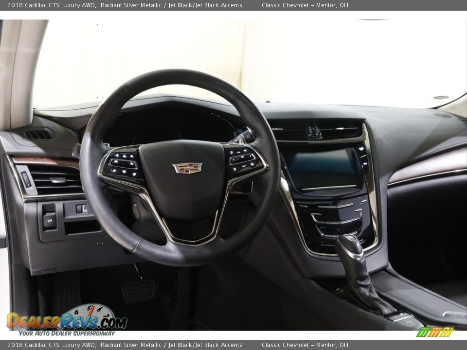 2018 Cadillac CTS Luxury AWD Radiant Silver Metallic / Jet Black/Jet Black Accents Photo #6