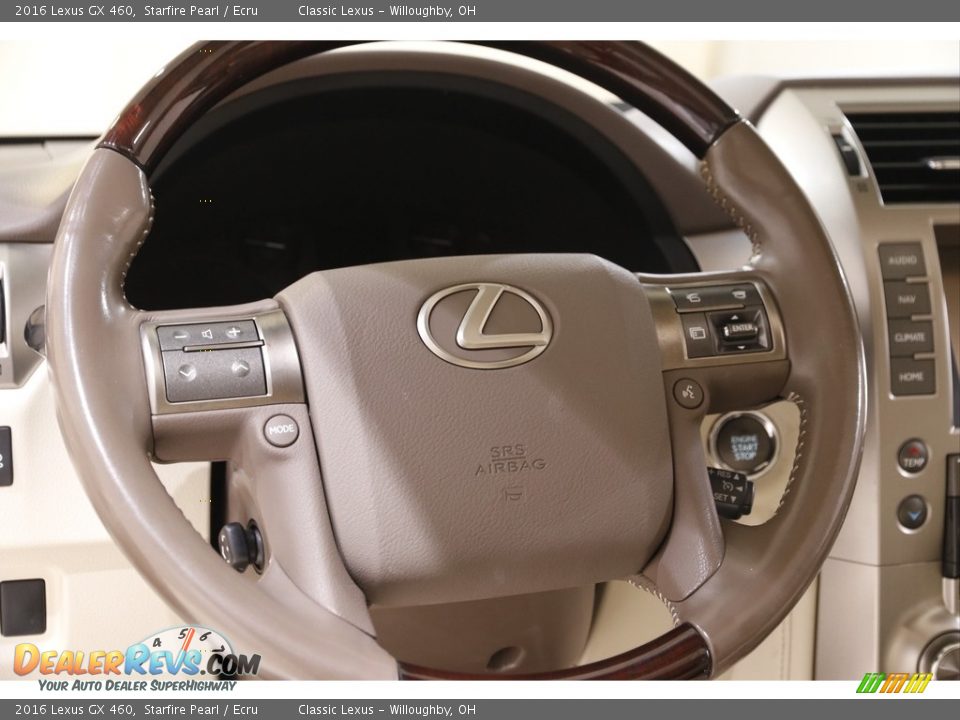 2016 Lexus GX 460 Starfire Pearl / Ecru Photo #7