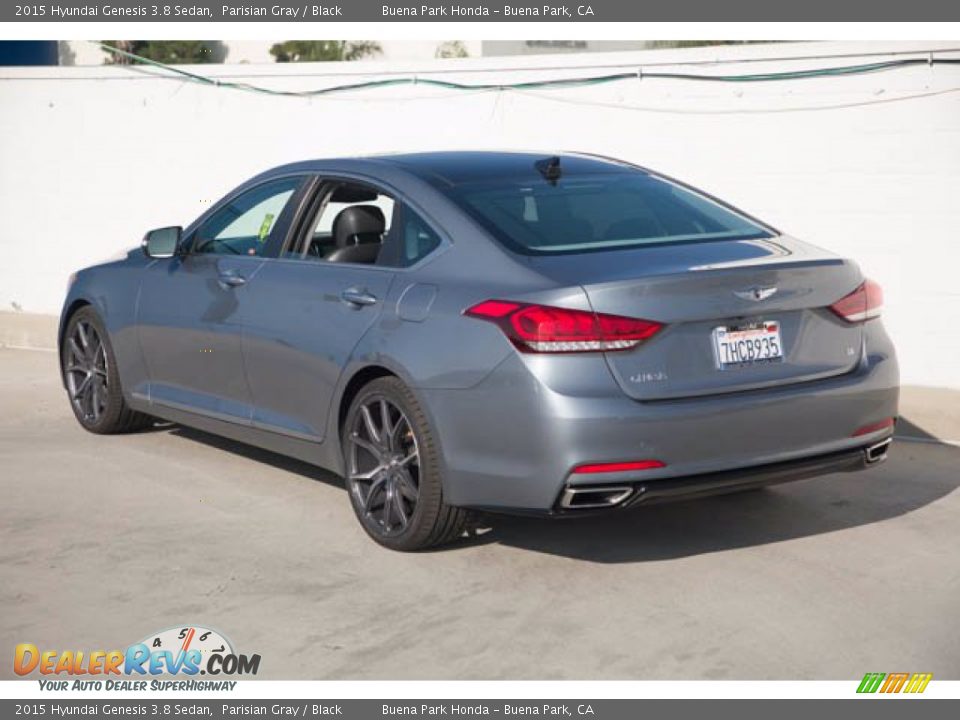 2015 Hyundai Genesis 3.8 Sedan Parisian Gray / Black Photo #2