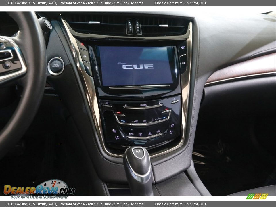 2018 Cadillac CTS Luxury AWD Radiant Silver Metallic / Jet Black/Jet Black Accents Photo #9