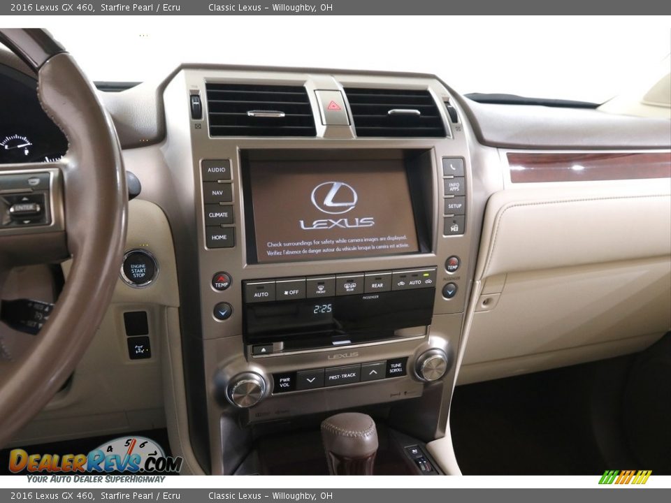 2016 Lexus GX 460 Starfire Pearl / Ecru Photo #9