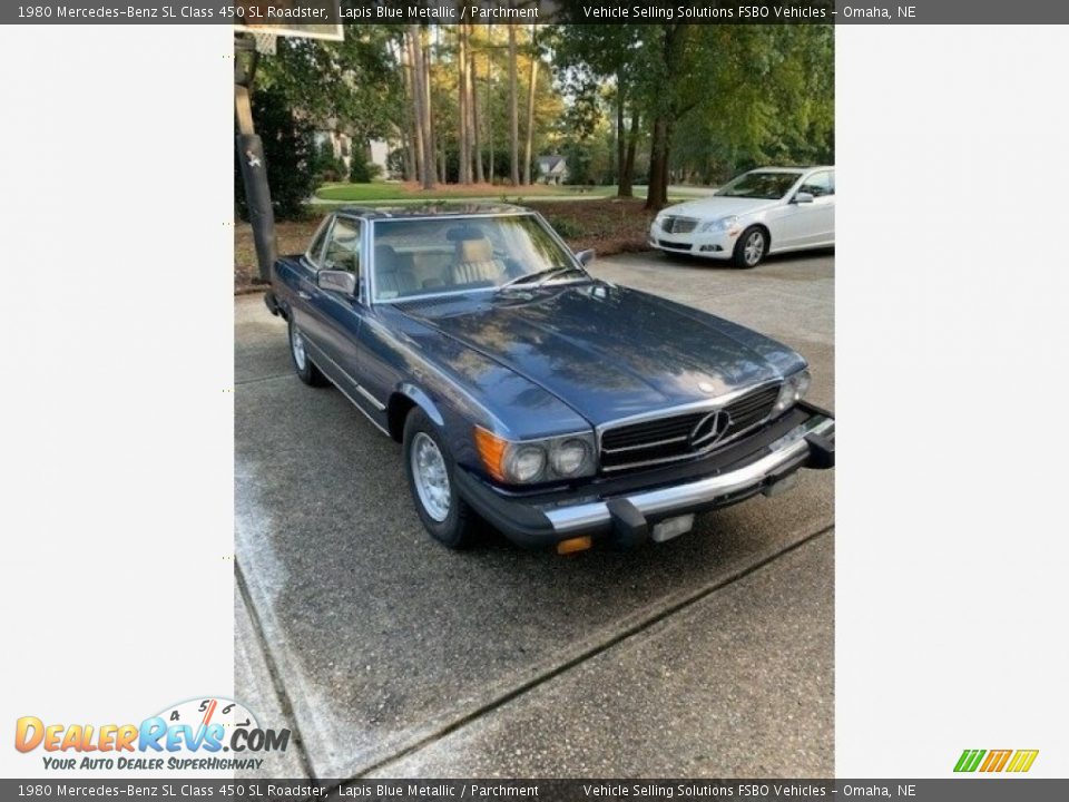 Lapis Blue Metallic 1980 Mercedes-Benz SL Class 450 SL Roadster Photo #11