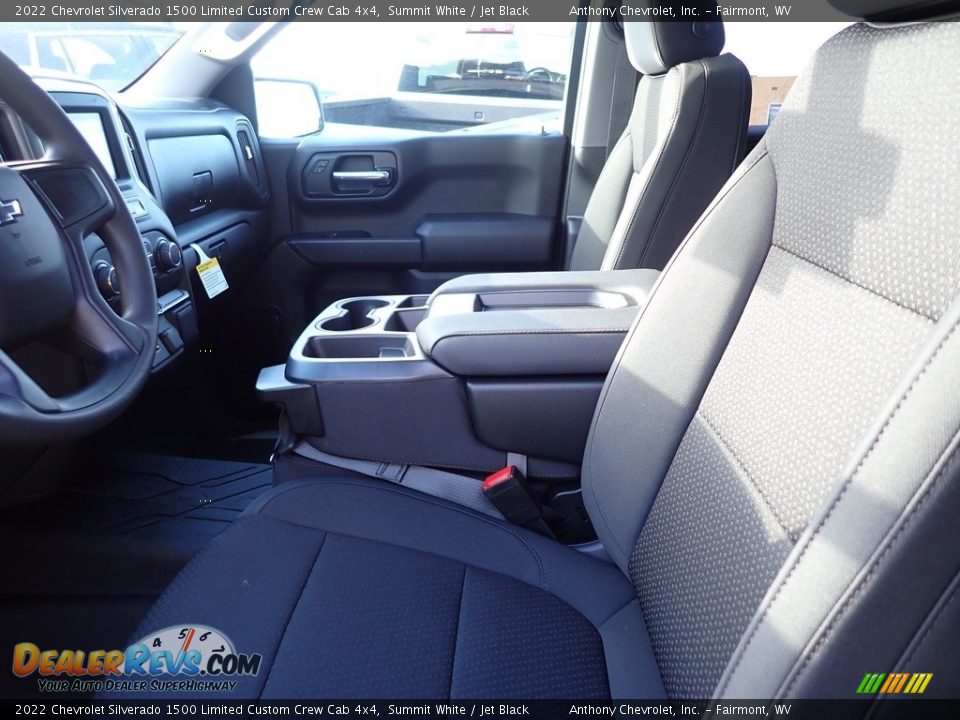 2022 Chevrolet Silverado 1500 Limited Custom Crew Cab 4x4 Summit White / Jet Black Photo #10