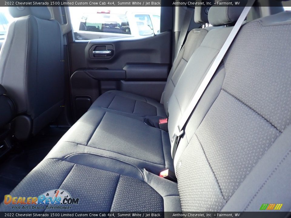 2022 Chevrolet Silverado 1500 Limited Custom Crew Cab 4x4 Summit White / Jet Black Photo #11