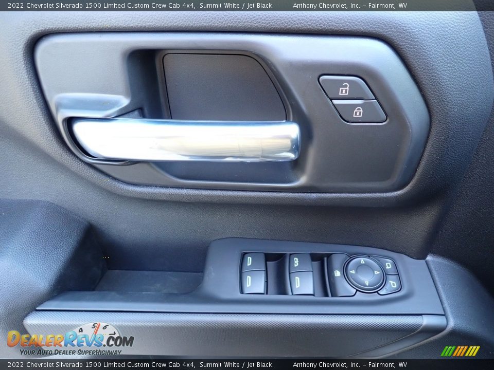 2022 Chevrolet Silverado 1500 Limited Custom Crew Cab 4x4 Summit White / Jet Black Photo #14