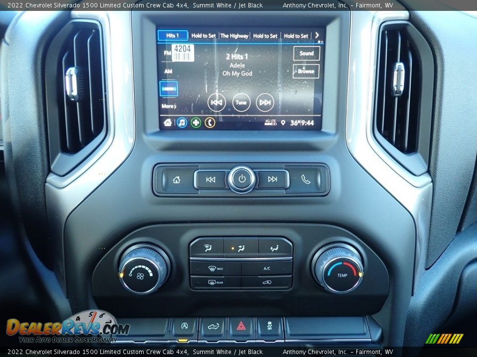 2022 Chevrolet Silverado 1500 Limited Custom Crew Cab 4x4 Summit White / Jet Black Photo #20