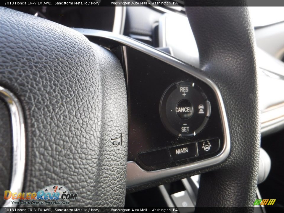 2018 Honda CR-V EX AWD Sandstorm Metallic / Ivory Photo #22