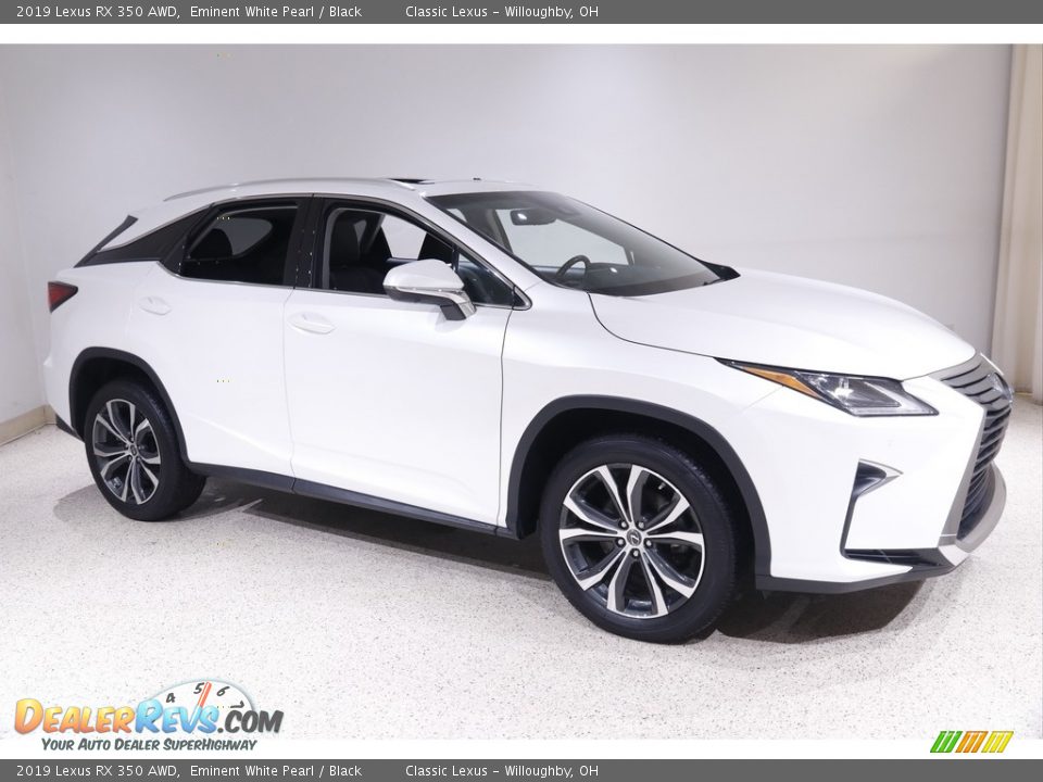 2019 Lexus RX 350 AWD Eminent White Pearl / Black Photo #1