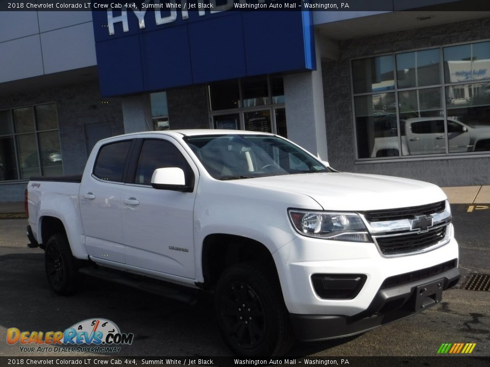 2018 Chevrolet Colorado LT Crew Cab 4x4 Summit White / Jet Black Photo #1