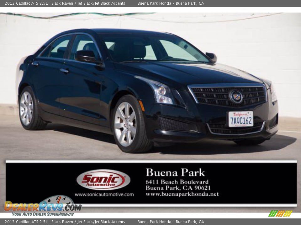 2013 Cadillac ATS 2.5L Black Raven / Jet Black/Jet Black Accents Photo #1