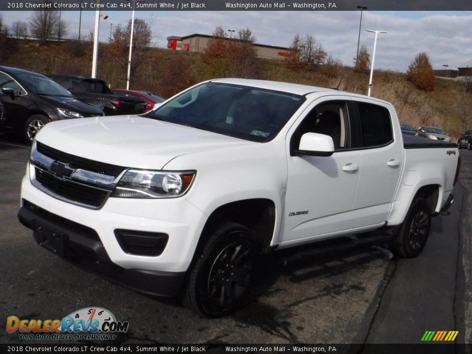 2018 Chevrolet Colorado LT Crew Cab 4x4 Summit White / Jet Black Photo #6