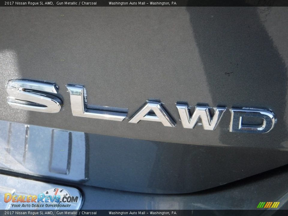 2017 Nissan Rogue SL AWD Gun Metallic / Charcoal Photo #9