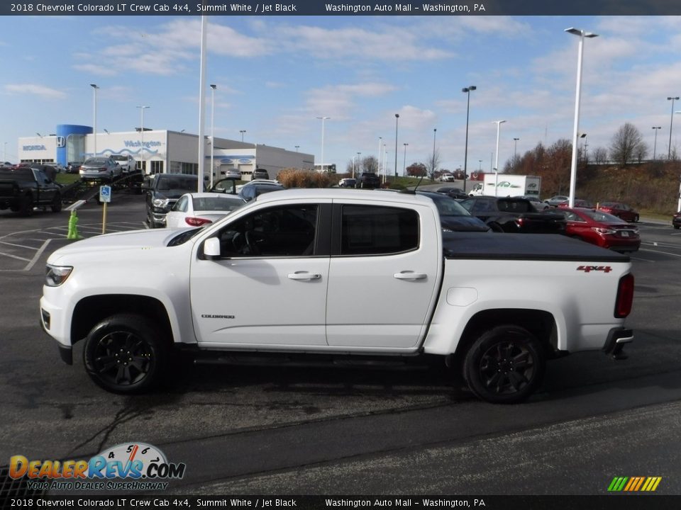 2018 Chevrolet Colorado LT Crew Cab 4x4 Summit White / Jet Black Photo #8